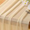imageSocomi 10pcs Rose Gold Gauze Table Runner Chiffon Like Wedding Table Runner 120 inches Long Boho Rustic for Bridal Shower Decorations Baby ShowerChampagne