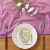 imageSocomi 10pcs Rose Gold Gauze Table Runner Chiffon Like Wedding Table Runner 120 inches Long Boho Rustic for Bridal Shower Decorations Baby ShowerPurple