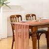 imageSocomi 10pcs Rose Gold Gauze Table Runner Chiffon Like Wedding Table Runner 120 inches Long Boho Rustic for Bridal Shower Decorations Baby ShowerRose Gold