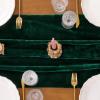 imageSocomi 2pcs Black Velvet Table Runner Christmas Cloth Decor 20 x 120 Inches 10ft Fabric Luxurious Thanksgiving Wedding Runner for New Year Bridal ShowerEmerald Green