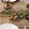 imageSocomi Boho Table Runner Macrame Fall Thanksgiving Farmhouse Woven Cotton Linen Rustic Coffee Table Runner with Tassels for Small Dresser Scarf Home Decor Dining Room 12x72 inch ChampagneBurlap Brown