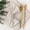 imageSocomi Cloth Napkins Green Fall Thanksgiving Washable Reusable Bulk Linen Cotton Napkins Set of 4 17quotx17quot for Wedding Party Bridal Baby Shower Birthday Dining Table DecorationsBeige