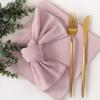 imageSocomi Cloth Napkins Green Fall Thanksgiving Washable Reusable Bulk Linen Cotton Napkins Set of 4 17quotx17quot for Wedding Party Bridal Baby Shower Birthday Dining Table DecorationsDusty Pink