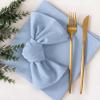 imageSocomi Cloth Napkins Green Fall Thanksgiving Washable Reusable Bulk Linen Cotton Napkins Set of 4 17quotx17quot for Wedding Party Bridal Baby Shower Birthday Dining Table DecorationsBlue