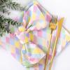 imageSocomi Cloth Napkins Green Fall Thanksgiving Washable Reusable Bulk Linen Cotton Napkins Set of 4 17quotx17quot for Wedding Party Bridal Baby Shower Birthday Dining Table DecorationsDiamond