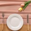 imageSocomi Emerald Green Chiffon Table Runner Fall Thanksgiving Boho Rustic 14ft 29x170 Inches Wedding Runner Sheer Romantic Bridal Shower DecorationsRose Gold