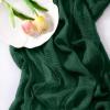 imageSocomi Fall Thanksgiving Table Runner Diamond Cheesecloth Gauze 120 Inch Rustic Boho Cheese Cloth Runner for Wedding Party Baby Bridal Shower Decoration Holiday Home DecorationsEmerald Green