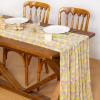 imageSocomi Fall Thanksgiving Table Runner Diamond Cheesecloth Gauze 120 Inch Rustic Boho Cheese Cloth Runner for Wedding Party Baby Bridal Shower Decoration Holiday Home DecorationsDiamond