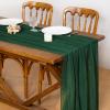 imageSocomi Fall Thanksgiving Table Runner Diamond Cheesecloth Gauze 120 Inch Rustic Boho Cheese Cloth Runner for Wedding Party Baby Bridal Shower Decoration Holiday Home DecorationsEmerald Green