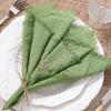 imageSocomi Linen Napkins Green Fall Thanksgiving Cloth Napkins Bulk Washable Cotton Napkins Set of 6 17quotx17quot for Wedding Party Bridal Baby Shower Birthday Table DecorationsSage Green
