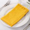 imageSocomi Linen Napkins Green Fall Thanksgiving Cloth Napkins Bulk Washable Cotton Napkins Set of 6 17quotx17quot for Wedding Party Bridal Baby Shower Birthday Table DecorationsMustard Yellow