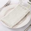 imageSocomi Linen Napkins Green Fall Thanksgiving Cloth Napkins Bulk Washable Cotton Napkins Set of 6 17quotx17quot for Wedding Party Bridal Baby Shower Birthday Table DecorationsBeige