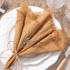 imageSocomi Linen Napkins Green Fall Thanksgiving Cloth Napkins Bulk Washable Cotton Napkins Set of 6 17quotx17quot for Wedding Party Bridal Baby Shower Birthday Table DecorationsCaramel