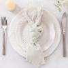 imageSocomi Linen Napkins Green Fall Thanksgiving Cloth Napkins Bulk Washable Cotton Napkins Set of 6 17quotx17quot for Wedding Party Bridal Baby Shower Birthday Table DecorationsBeige