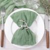 imageSocomi Black Cheesecloth Napkins Fall Thanksgiving Cheese Cloths Gauze Set of 24 Boho Washable Dinner Table Napkins for Wedding Party Baby Shower Birthday Party DecorSage