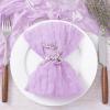imageSocomi Black Cheesecloth Napkins Fall Thanksgiving Cheese Cloths Gauze Set of 24 Boho Washable Dinner Table Napkins for Wedding Party Baby Shower Birthday Party DecorLilac Purple