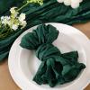 imageSocomi Black Cheesecloth Napkins Fall Thanksgiving Cheese Cloths Gauze Set of 24 Boho Washable Dinner Table Napkins for Wedding Party Baby Shower Birthday Party DecorEmerald Green