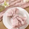imageSocomi Black Cheesecloth Napkins Fall Thanksgiving Cheese Cloths Gauze Set of 24 Boho Washable Dinner Table Napkins for Wedding Party Baby Shower Birthday Party DecorDusty Pink