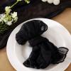 imageSocomi Black Cheesecloth Napkins Fall Thanksgiving Cheese Cloths Gauze Set of 24 Boho Washable Dinner Table Napkins for Wedding Party Baby Shower Birthday Party DecorBlack