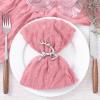 imageSocomi Black Cheesecloth Napkins Fall Thanksgiving Cheese Cloths Gauze Set of 24 Boho Washable Dinner Table Napkins for Wedding Party Baby Shower Birthday Party DecorMauve