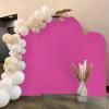 imageSocomi Blue Wedding Arch Backdrop Cover Spandex 72FT Fitted Stretchy Chiara Arches Stand Covers for Birthday Party Bridal Baby Shower Ceremony Banquet DecorationFuchsia