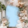imageSocomi Blue Wedding Arch Backdrop Cover Spandex 72FT Fitted Stretchy Chiara Arches Stand Covers for Birthday Party Bridal Baby Shower Ceremony Banquet DecorationBlue