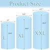 imageSocomi Cylinder Pedestal Stand Covers Spandex Flexible Display Box Stand Covers for Birthday Party Wedding Baby Shower Decoration Only Stand Covers Included Set of 3 BlackBlue
