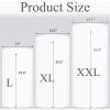 imageSocomi Cylinder Pedestal Stand Covers Spandex Flexible Display Box Stand Covers for Birthday Party Wedding Baby Shower Decoration Only Stand Covers Included Set of 3 BlackWhite