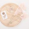 imageSocomi Dusty Rose Handmade Fringe Chiffon Silk Ribbon 134quot x 7Yd 4 Rolls Frayed Ribbons for Wedding Invitations Bridal Bouquets WrappingRose Petal