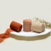 imageSocomi Dusty Rose Handmade Fringe Chiffon Silk Ribbon 134quot x 7Yd 4 Rolls Frayed Ribbons for Wedding Invitations Bridal Bouquets WrappingTerraotta Set