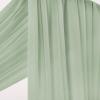 imageSocomi White Sheer Wedding Arch Draping Fabric 29quot x 20Ft 1 Panel Outdoor Curtain Drapes Extra Long for Bridal Baby Shower Ceremony Birthday Party DecorSage Green