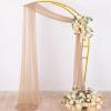 imageSocomi White Sheer Wedding Arch Draping Fabric 29quot x 20Ft 1 Panel Outdoor Curtain Drapes Extra Long for Bridal Baby Shower Ceremony Birthday Party DecorNude