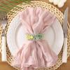 imageSocomi Black Cheesecloth Napkins Fall Thanksgiving Cheese Cloths Gauze Set of 24 Boho Washable Dinner Table Napkins for Wedding Party Baby Shower Birthday Party DecorDusty Pink