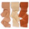 imageSocomi Dusty Rose Handmade Fringe Chiffon Silk Ribbon 134quot x 7Yd 4 Rolls Frayed Ribbons for Wedding Invitations Bridal Bouquets WrappingTerraotta Set