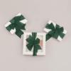 imageSocomi Dark Green Handmade Fringe Chiffon Silk Ribbon 134quot x 7Yd 4 Rolls Frayed Ribbons for Wedding Invitations Bridal Bouquets WrappingDark Green
