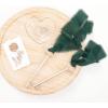 imageSocomi Dark Green Handmade Fringe Chiffon Silk Ribbon 134quot x 7Yd 4 Rolls Frayed Ribbons for Wedding Invitations Bridal Bouquets WrappingDark Green