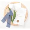 imageSocomi Dark Green Handmade Fringe Chiffon Silk Ribbon 134quot x 7Yd 4 Rolls Frayed Ribbons for Wedding Invitations Bridal Bouquets WrappingDusty Blue