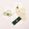 imageSocomi Dark Green Handmade Fringe Chiffon Silk Ribbon 134quot x 7Yd 4 Rolls Frayed Ribbons for Wedding Invitations Bridal Bouquets WrappingGreen Set