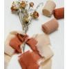 imageSocomi Dark Green Handmade Fringe Chiffon Silk Ribbon 134quot x 7Yd 4 Rolls Frayed Ribbons for Wedding Invitations Bridal Bouquets WrappingTerraotta Set