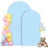 imageSocomi Champagne Wedding Arch Backdrop Cover Spandex 66FT Fitted Stretchy Chiara Arches Stand Covers for Birthday Party Bridal Baby Shower Ceremony Banquet DecorationBlue