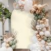 imageSocomi Champagne Wedding Arch Backdrop Cover Spandex 66FT Fitted Stretchy Chiara Arches Stand Covers for Birthday Party Bridal Baby Shower Ceremony Banquet DecorationBeige