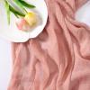 imageSocomi Easter Spring Table Runner Pastel Stripe Floral Cheesecloth Gauze 120 Inch Rustic Boho Cheese Cloth Runner for Wedding Party Baby Bridal Shower Decoration Holiday Home DecorationsRose Gold