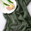 imageSocomi Easter Spring Table Runner Pastel Stripe Floral Cheesecloth Gauze 120 Inch Rustic Boho Cheese Cloth Runner for Wedding Party Baby Bridal Shower Decoration Holiday Home DecorationsOlive Green
